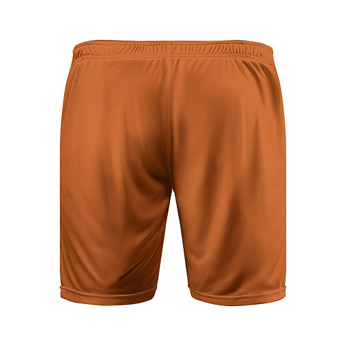 Мужские спортивные шорты Радуга v6 - оранжевый / 3D-принт – фото 2