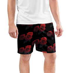 Шорты спортивные мужские Роза, цвет: 3D-принт — фото 2
