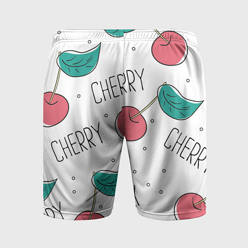 Мужские спортивные шорты Вишенки Cherry / 3D-принт – фото 2