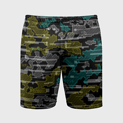 Мужские спортивные шорты Futuristic Camo