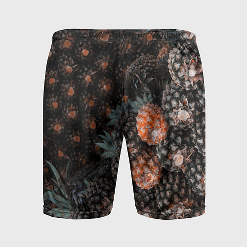 Мужские спортивные шорты Спелые ананасы / 3D-принт – фото 2