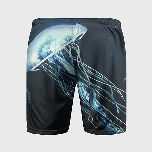 Мужские спортивные шорты Рисунок медуза / 3D-принт – фото 2