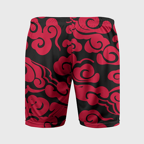 Мужские спортивные шорты Красное облако / 3D-принт – фото 2