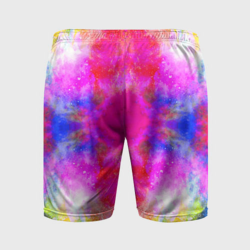 Мужские спортивные шорты КРАСОЧНАЯ ГАЛАКТИКА / 3D-принт – фото 2