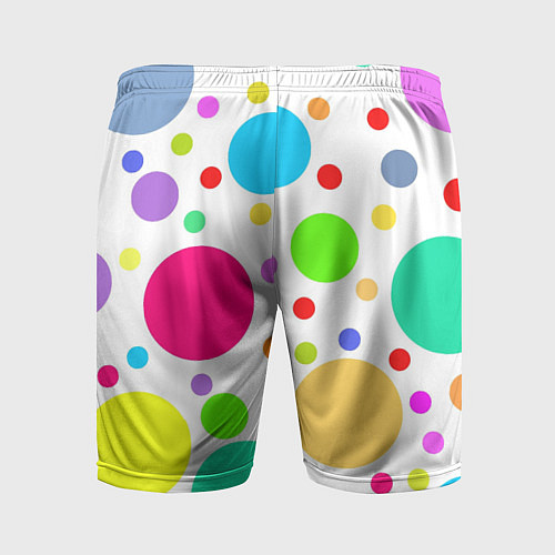 Мужские спортивные шорты Polka dot / 3D-принт – фото 2