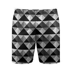 Мужские спортивные шорты Современный геометрический
