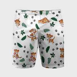 Мужские спортивные шорты Милый тигр