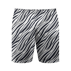 Мужские спортивные шорты Черно-белый полосатый тигровый