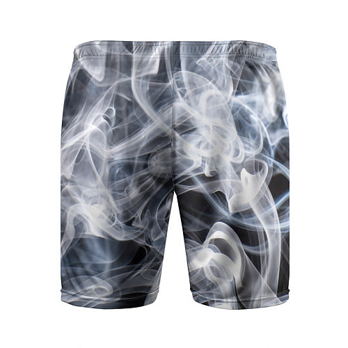 Мужские спортивные шорты Графика дыма / 3D-принт – фото 2