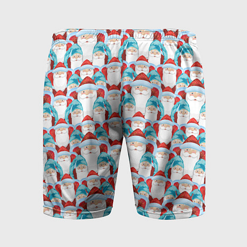Мужские спортивные шорты Дедушки Морозы / 3D-принт – фото 2