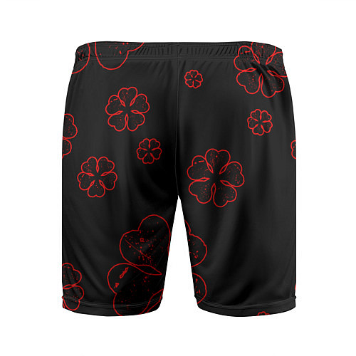 Мужские спортивные шорты Чёрный клевер: Black clover / 3D-принт – фото 2