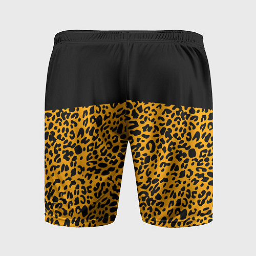 Мужские спортивные шорты СТИЛЬ ЛЕОПАРДА / 3D-принт – фото 2