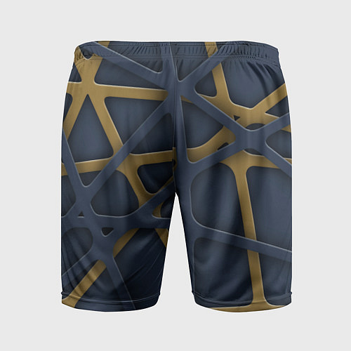 Мужские спортивные шорты 3Д абстракция KVIks / 3D-принт – фото 2