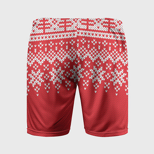 Мужские спортивные шорты Knitted Pattern / 3D-принт – фото 2