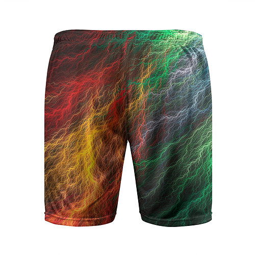Мужские спортивные шорты Цветной разряд / 3D-принт – фото 2