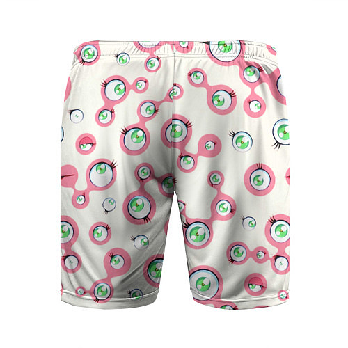 Мужские спортивные шорты Такаси Мураками, Jellyfish Eyes / 3D-принт – фото 2
