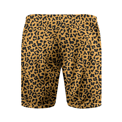 Мужские спортивные шорты Леопард Leopard / 3D-принт – фото 2