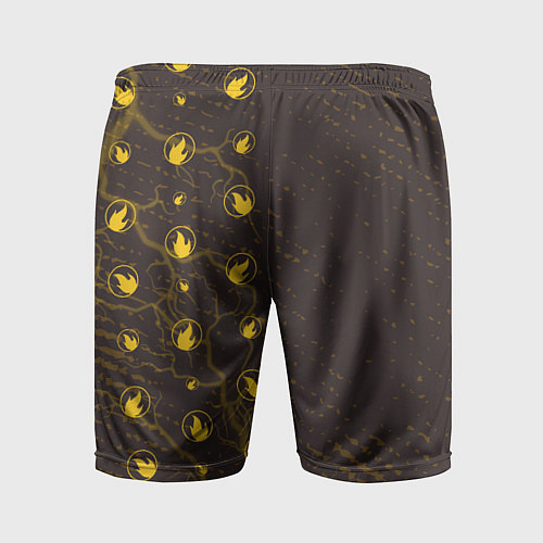 Мужские спортивные шорты ТИМ ФОРТРЕСС 2 - PYRO Молнии / 3D-принт – фото 2