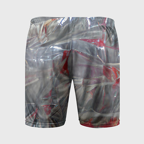 Мужские спортивные шорты Кровавая пленка / 3D-принт – фото 2