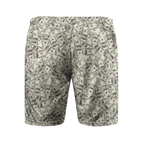 Мужские спортивные шорты Доллары Dollars / 3D-принт – фото 2