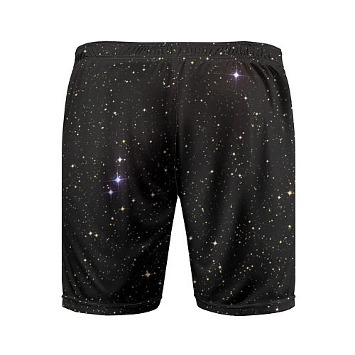 Мужские спортивные шорты Ночное звездное небо / 3D-принт – фото 2