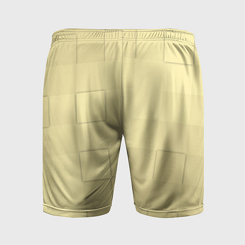 Мужские спортивные шорты Золотые квадраты / 3D-принт – фото 2