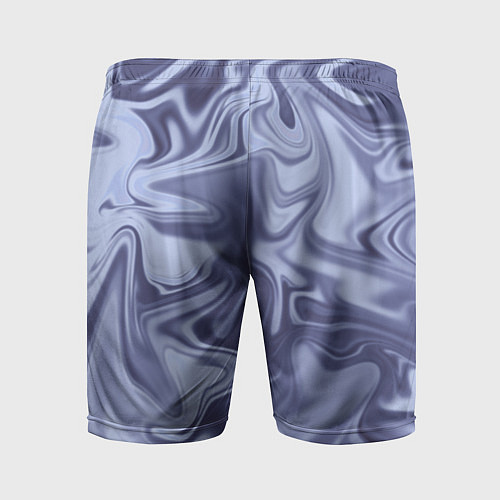 Мужские спортивные шорты Crystal Abstract Blue / 3D-принт – фото 2