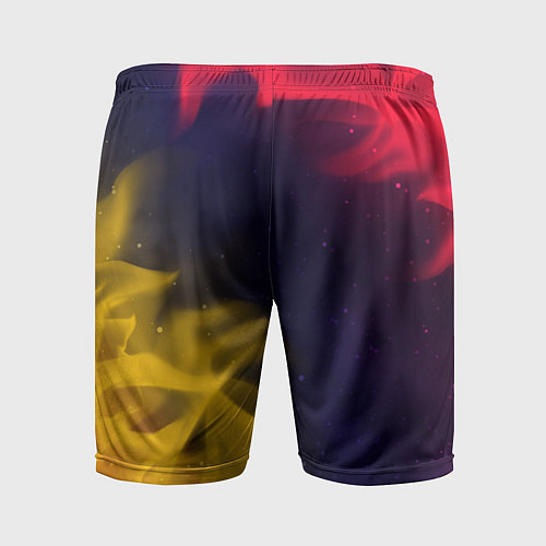 Мужские спортивные шорты АУДИ Autosport Пламя / 3D-принт – фото 2