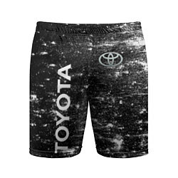 Шорты спортивные мужские Toyota - Grunge, цвет: 3D-принт