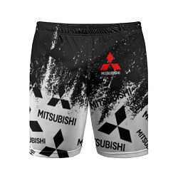 Мужские спортивные шорты Mitsubishi black & white