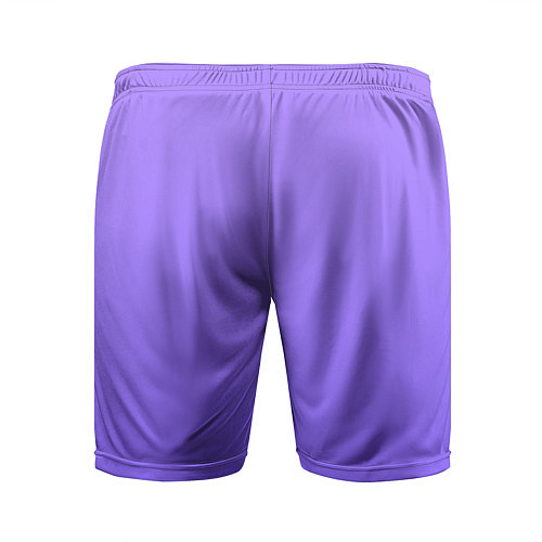 Мужские спортивные шорты Красивый фиолетовый светлый градиент / 3D-принт – фото 2