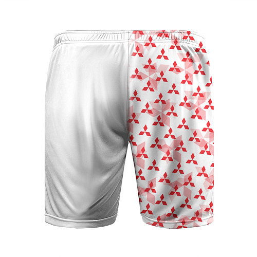 Мужские спортивные шорты Mitsubishi Mini logo Half pattern / 3D-принт – фото 2