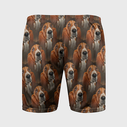 Мужские спортивные шорты Dog patternt / 3D-принт – фото 2