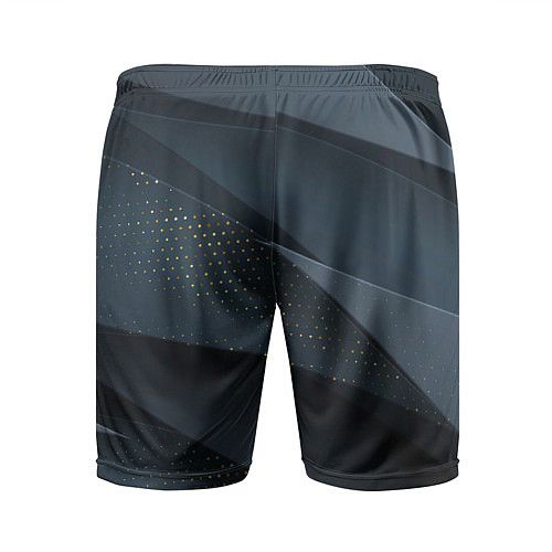 Мужские спортивные шорты Абстракция с темным фоном / 3D-принт – фото 2