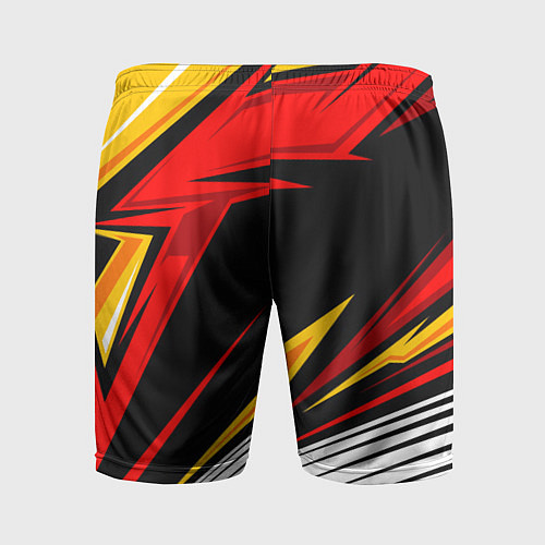 Мужские спортивные шорты YAMAHA SPORT RED / 3D-принт – фото 2