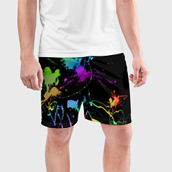 Шорты спортивные мужские Neon vanguard fashion pattern, цвет: 3D-принт — фото 2