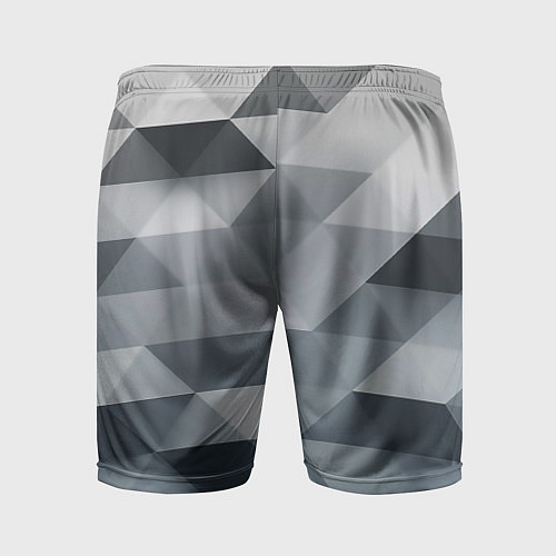 Мужские спортивные шорты Never give up - Никогда не сдавайся / 3D-принт – фото 2