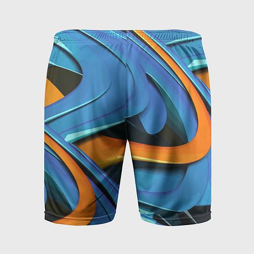 Мужские спортивные шорты Abstraction Fashion 2037 / 3D-принт – фото 2