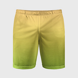 Мужские спортивные шорты GRADIEND YELLOW-GREEN