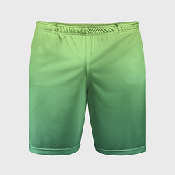 Мужские спортивные шорты Shades of Green GRADIENT