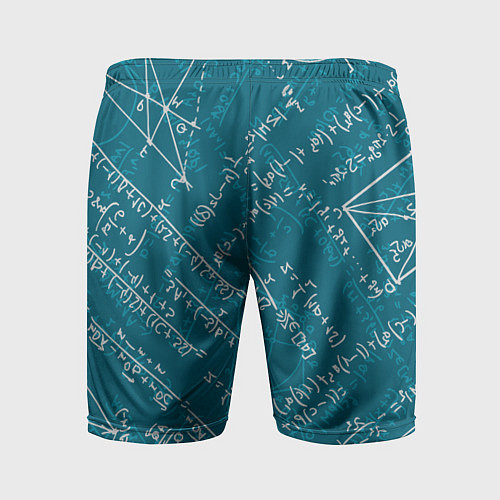 Мужские спортивные шорты Geometry theme / 3D-принт – фото 2