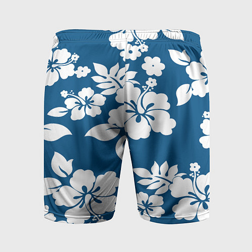 Мужские спортивные шорты Цветочный паттерн Минимализм / 3D-принт – фото 2
