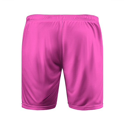 Мужские спортивные шорты Яркий розовый из фильма Барби / 3D-принт – фото 2