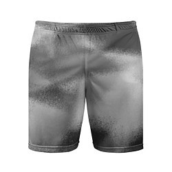 Мужские спортивные шорты В серых тонах абстрактный узор gray abstract patte