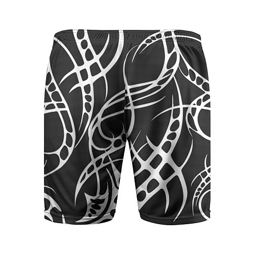 Мужские спортивные шорты Карбон с узорами / 3D-принт – фото 2