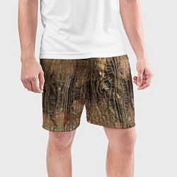 Шорты спортивные мужские Хайповая грязная рванина, цвет: 3D-принт — фото 2