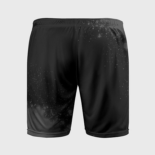 Мужские спортивные шорты Stray Glitch на темном фоне / 3D-принт – фото 2