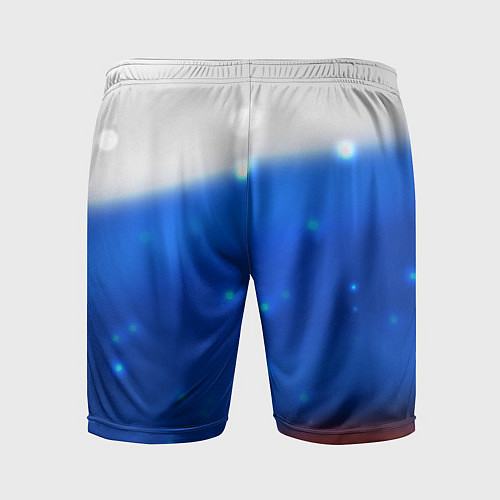 Мужские спортивные шорты Герб России Blue / 3D-принт – фото 2
