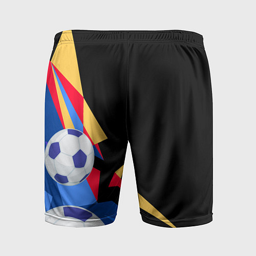 Мужские спортивные шорты Bayern munchen Sport - цветные геометрии / 3D-принт – фото 2