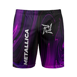 Мужские спортивные шорты Metallica violet plasma